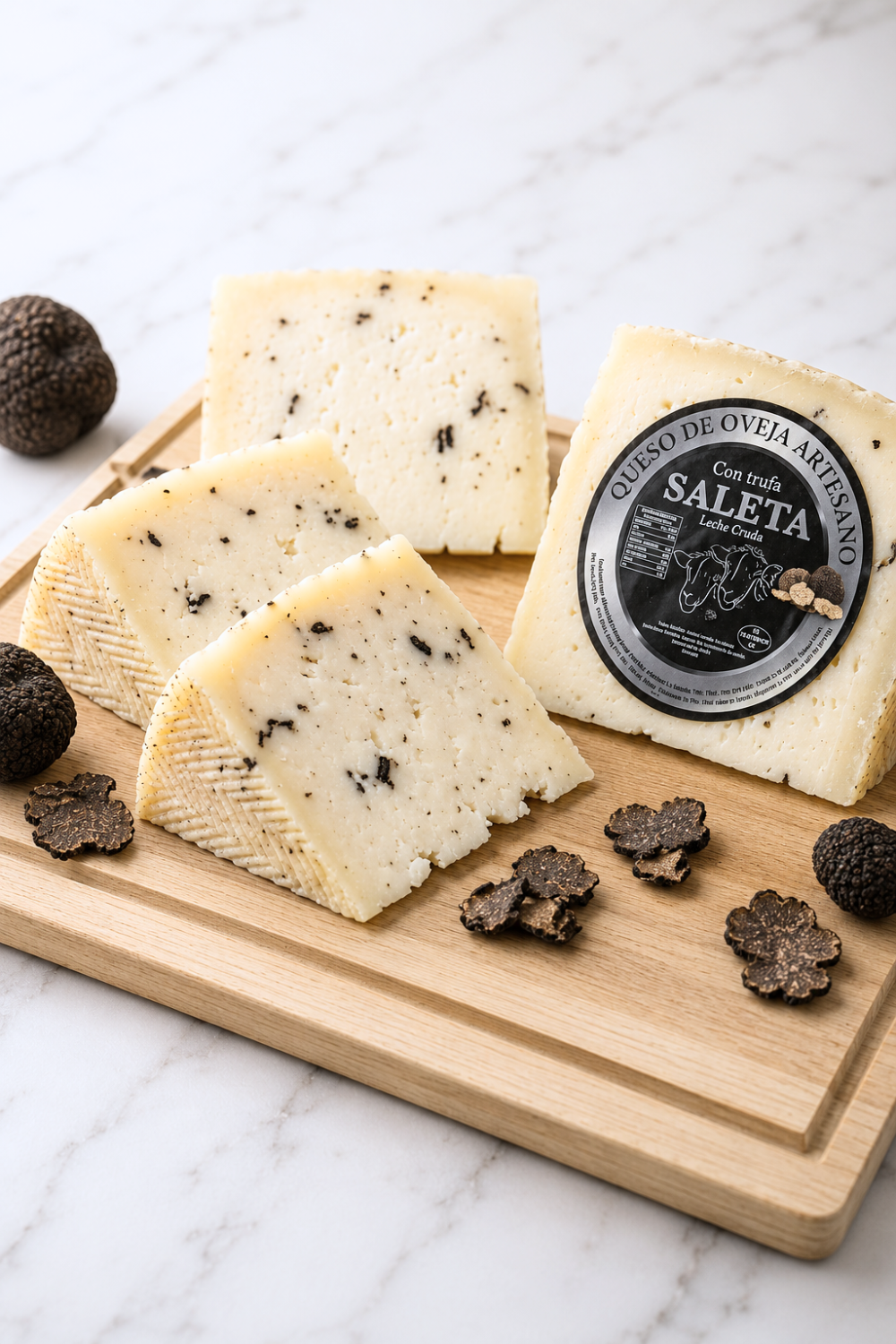 queso curado trufa saleta