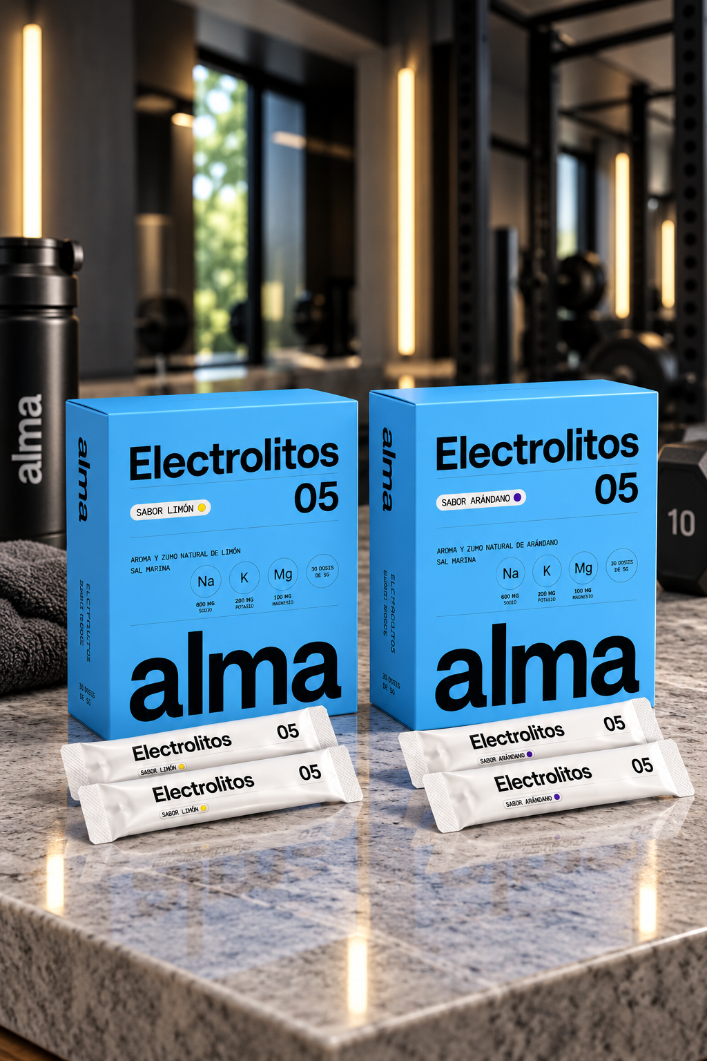 Electrolitos sin azúcar Alma | 30 sticks