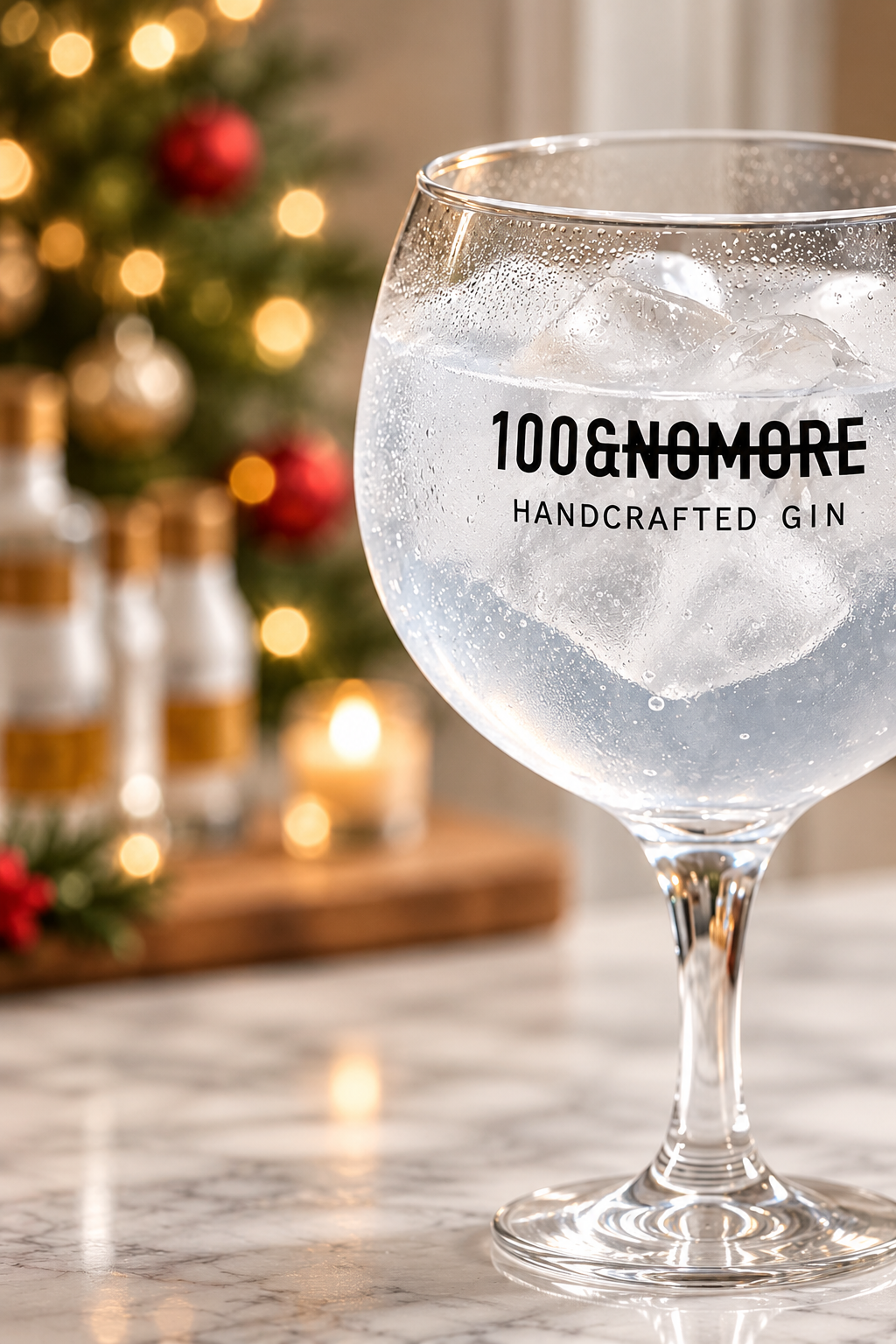 Ginebra Premium Artesanal Edición Limitada Navidad 100&NoMore