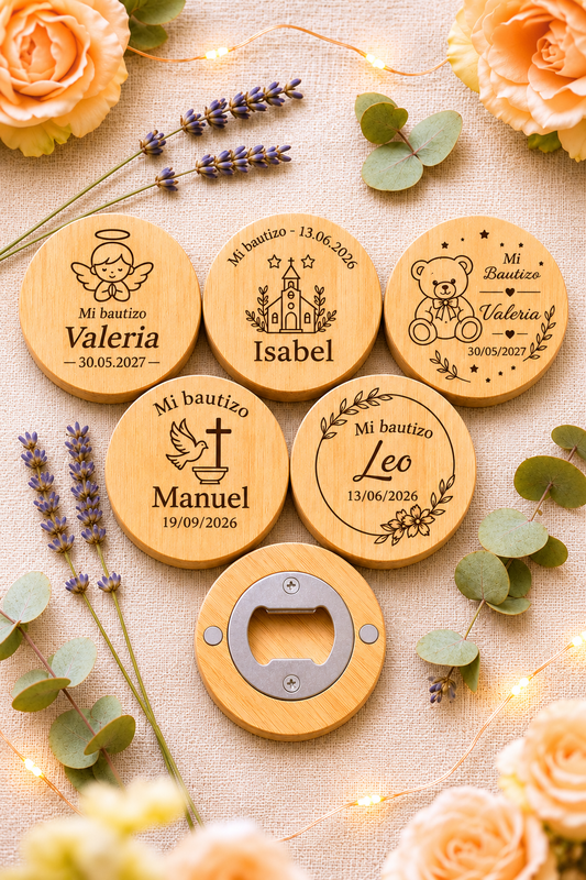 Abridores Personalizados para Bautizos