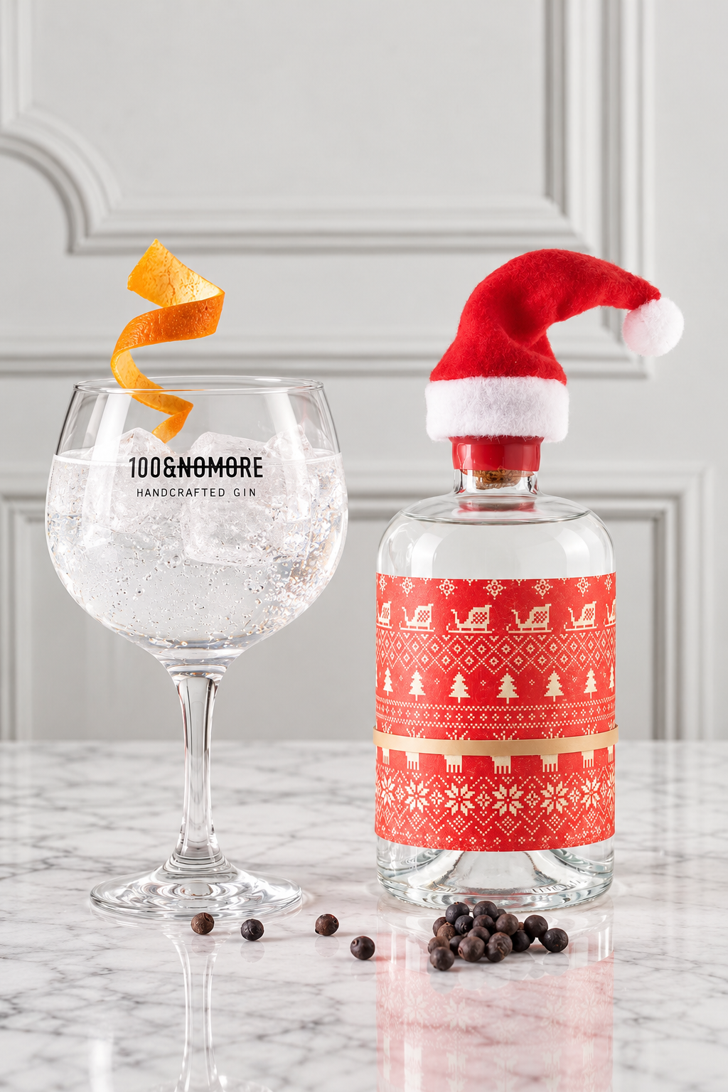 Ginebra Premium Artesanal Edición Limitada Navidad 100&NoMore