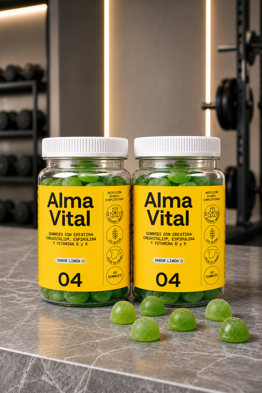 Gummies de Creatina Creavitalis®, Espirulina y Vitaminas D3 y K2
