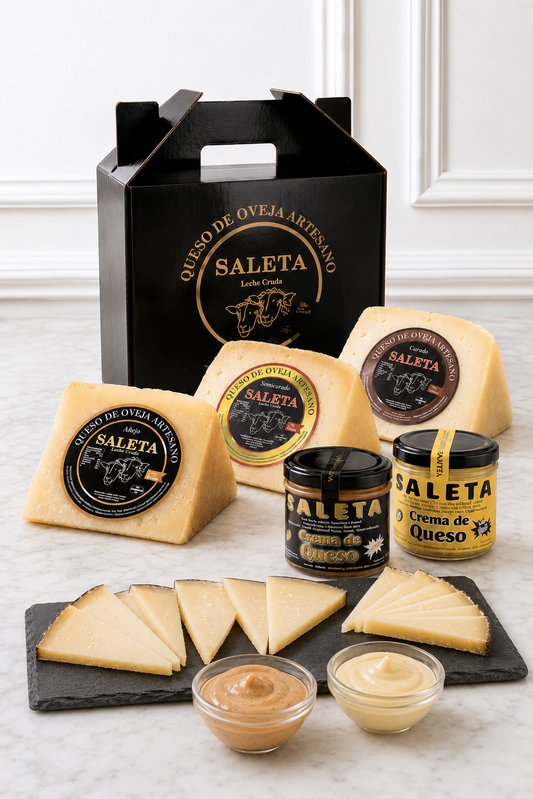 caja regalo gourmet queso saleta
