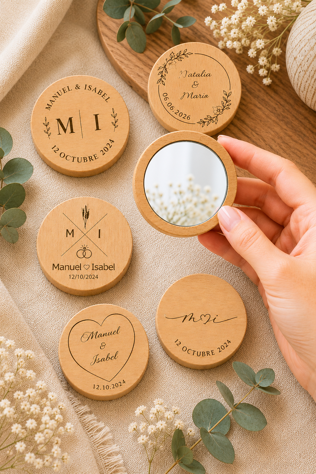 espejos para eventos y bodas