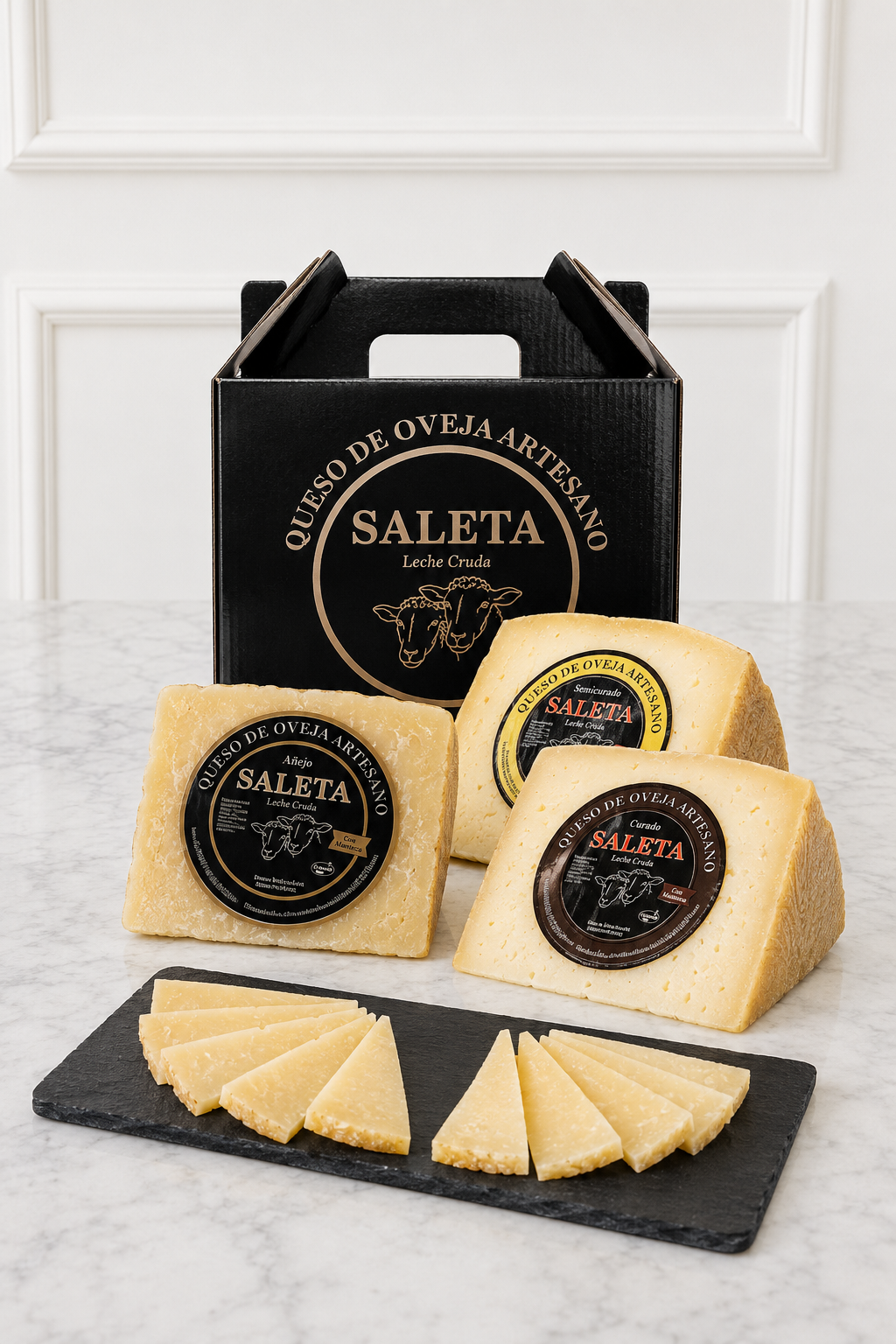 caja regalo gourmet queso saleta