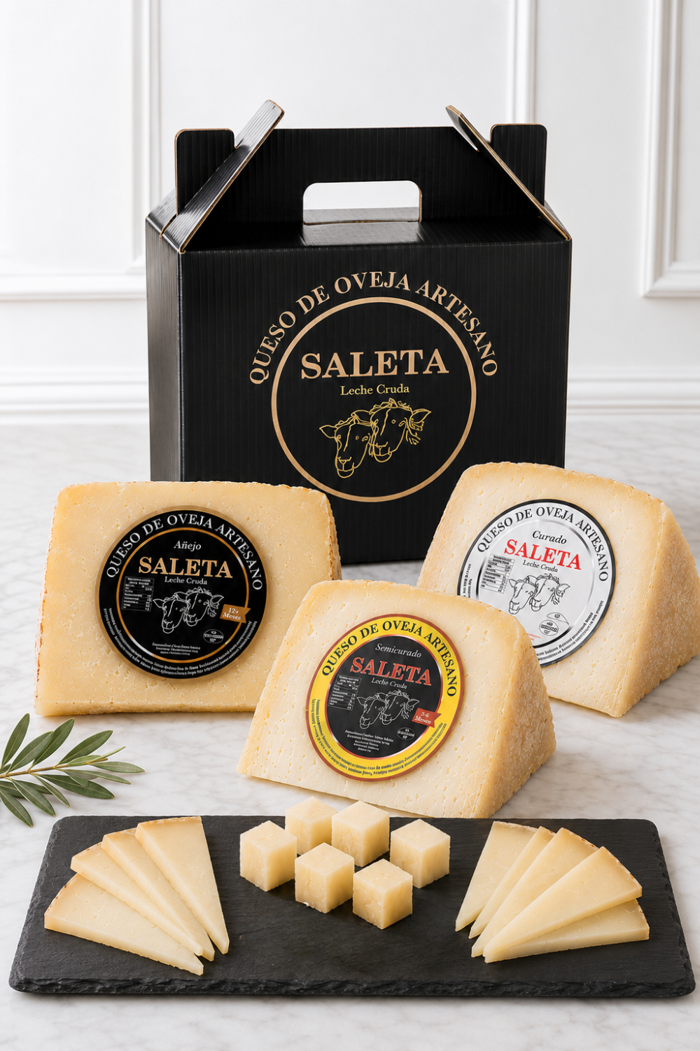 caja regalo gourmet queso saleta