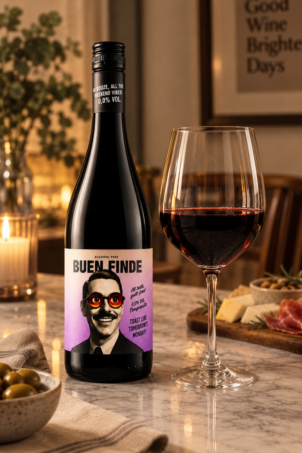 vino frizzante sin alcohol