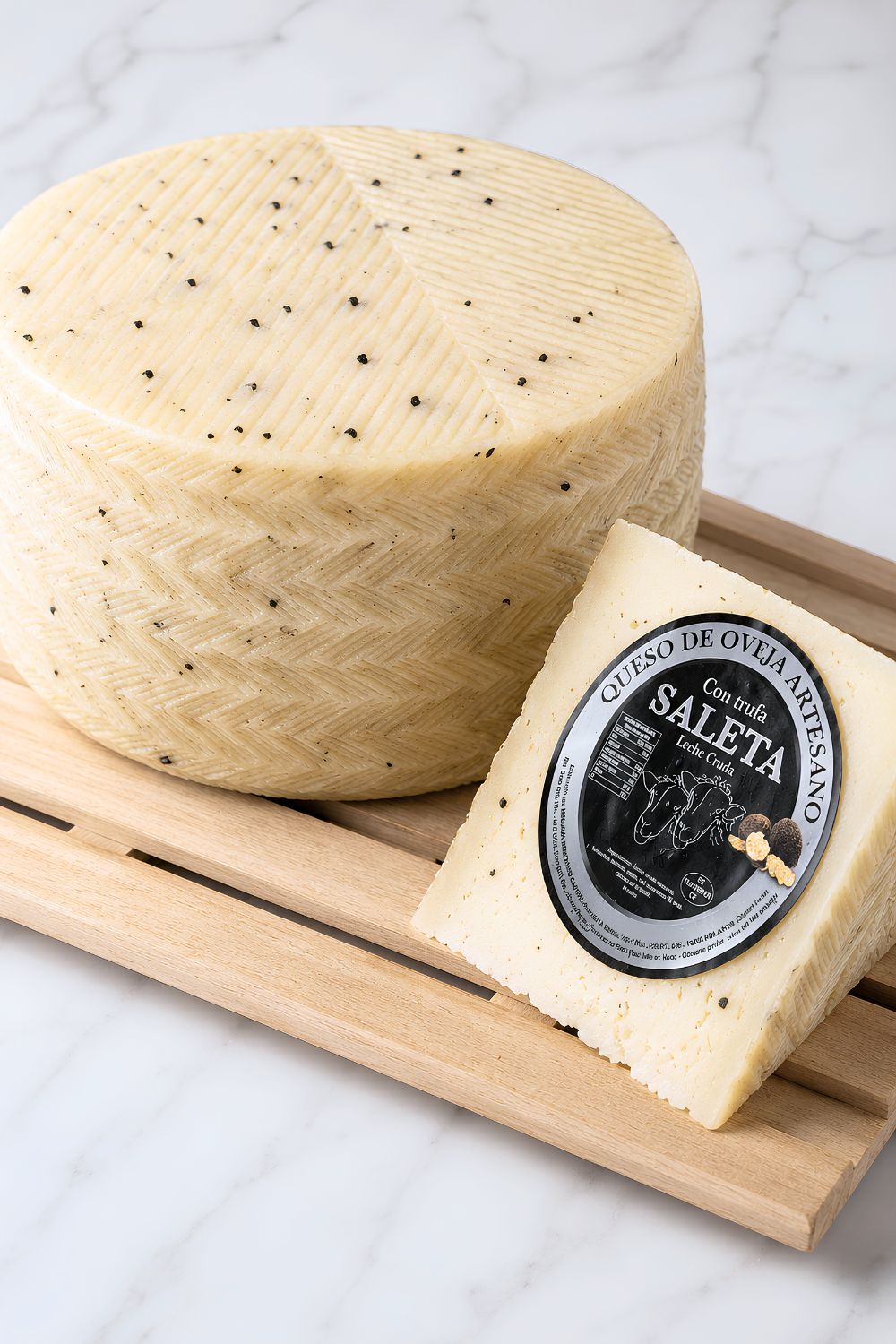 queso curado trufa saleta