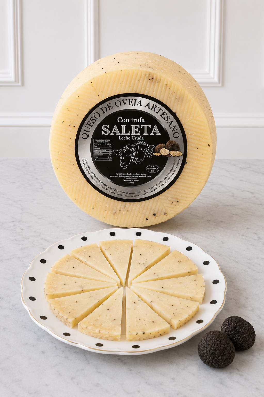 queso curado trufa saleta