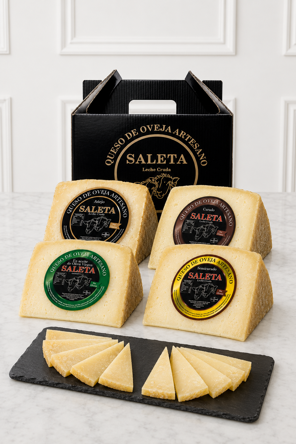 caja regalo gourmet queso saleta