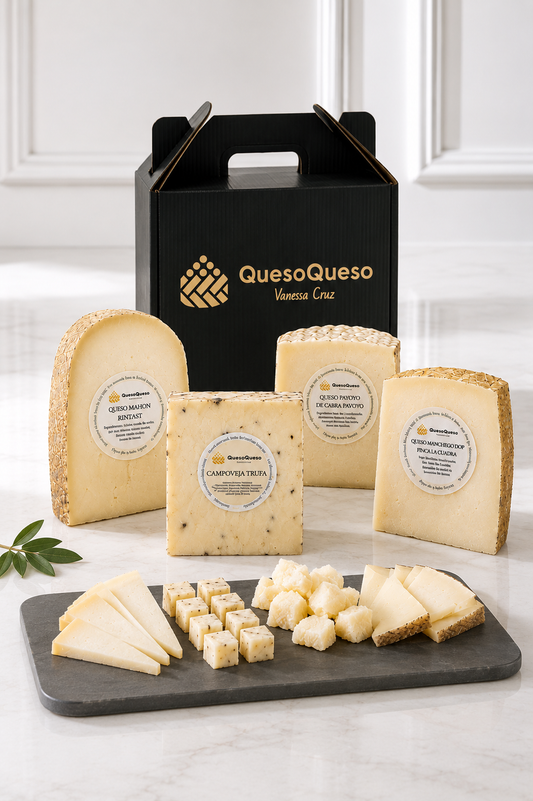 caja surtida queso regalo pareja