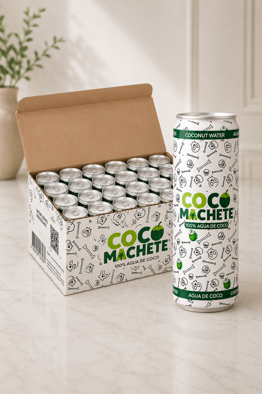 agua de coco 100% natural