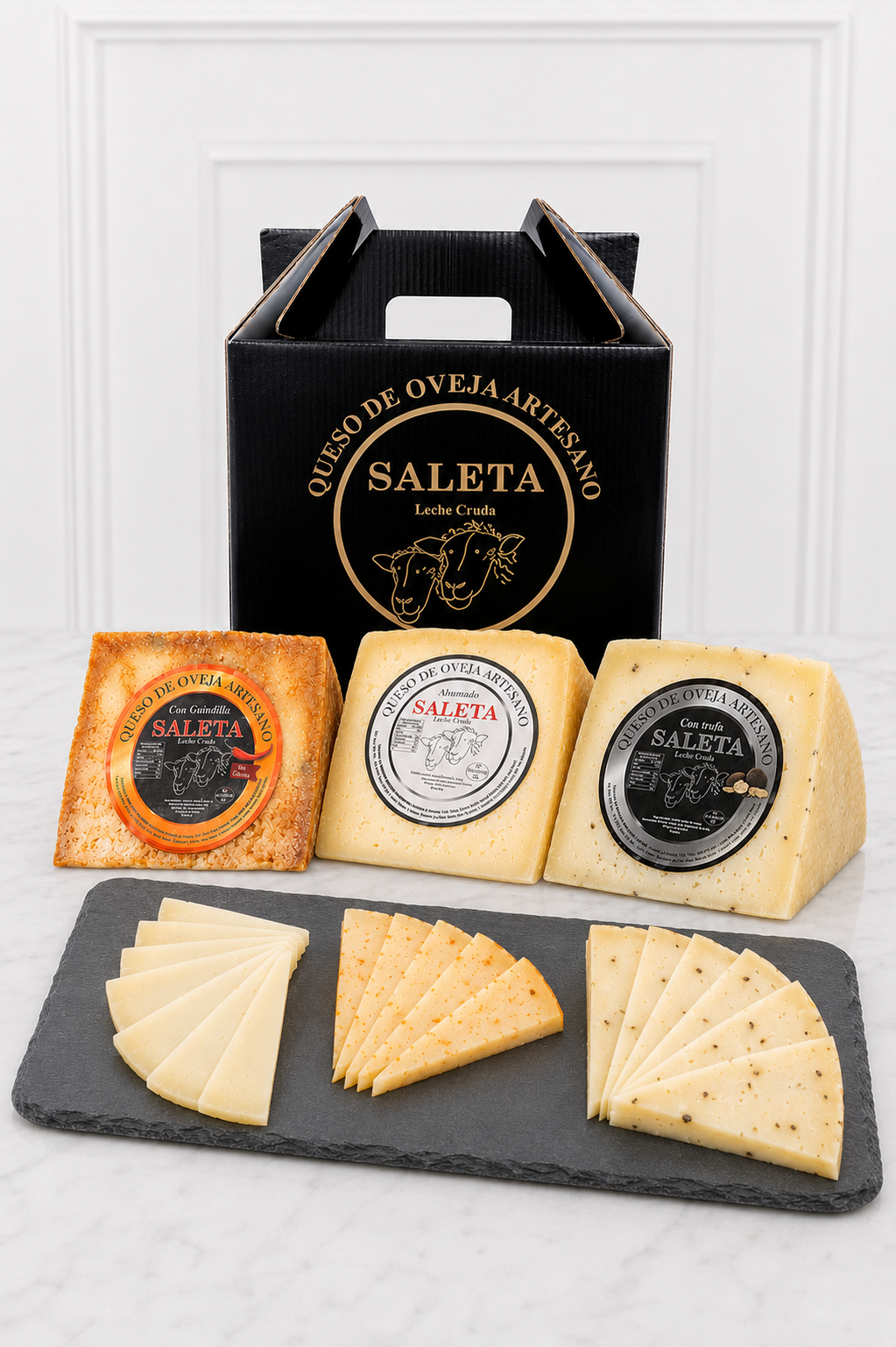 caja regalo gourmet queso saleta