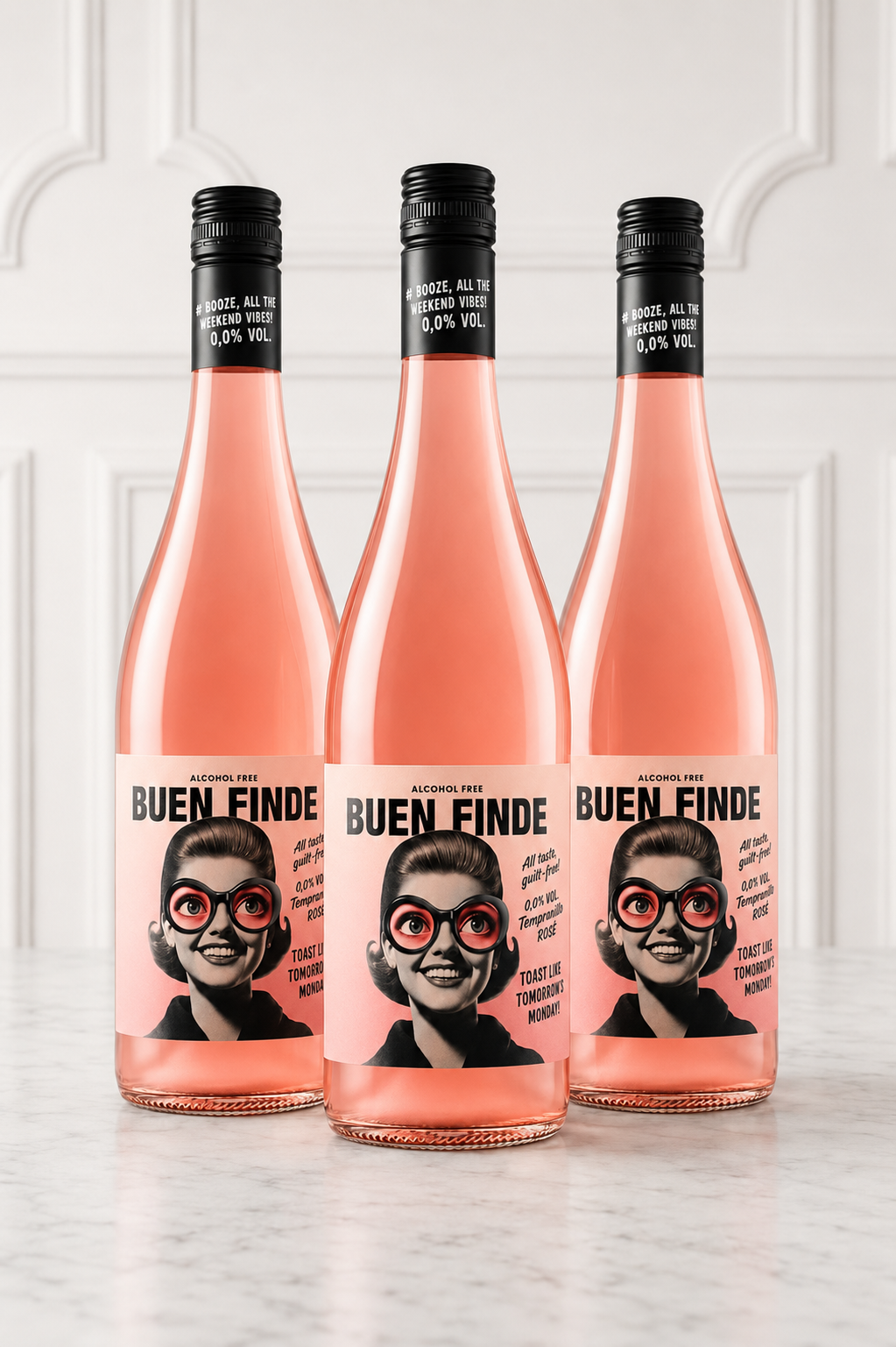 Vino Rosado Tempranillo Sin Alcohol Buen Finde