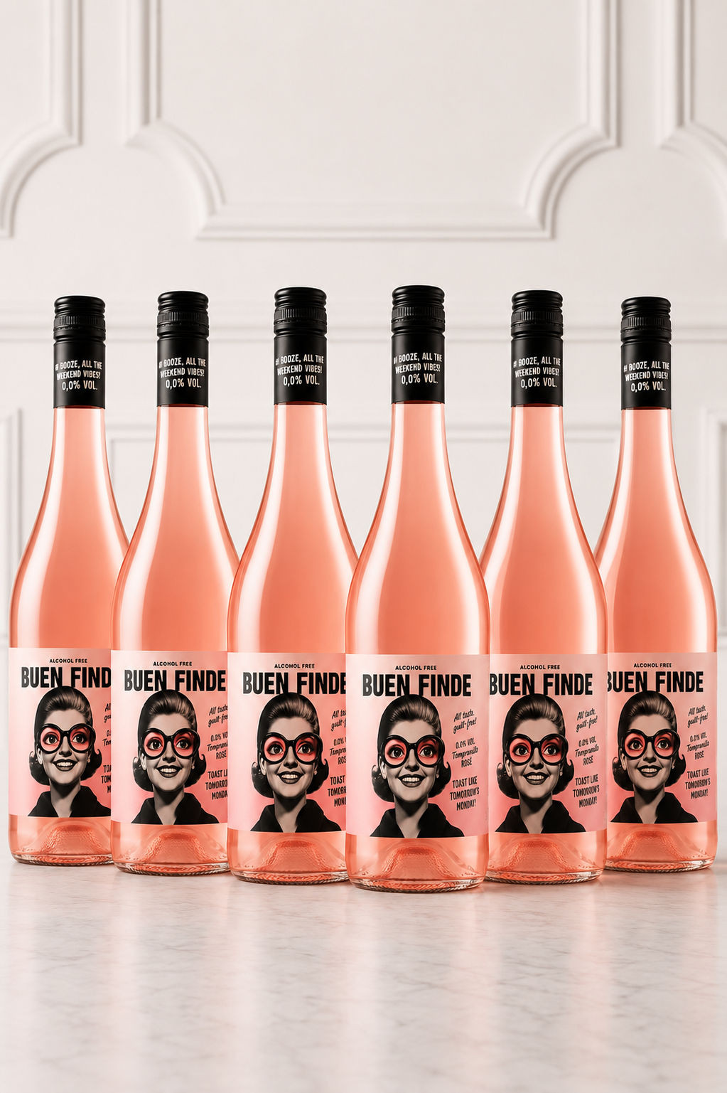 Vino Rosado Tempranillo Sin Alcohol Buen Finde