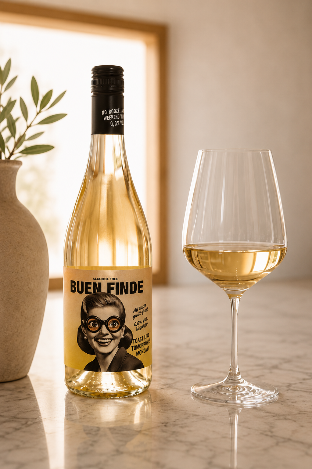 Pack Vino Blanco, Rosado y Frizzante Sin Alcohol Buen Finde